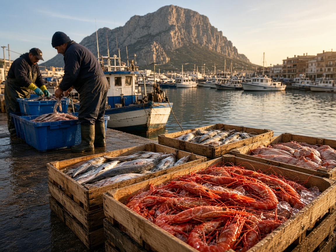 Poisson frais au port de Calpe