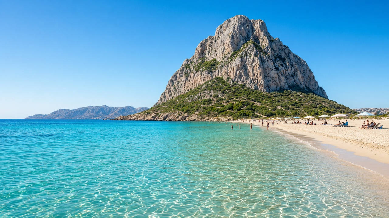 Plage et Pe&ntilde;&oacute;n de Ifach &agrave; Calpe