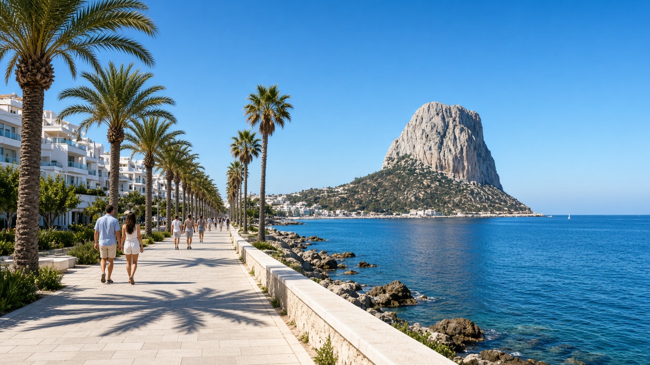 Promenade maritime de Calpe